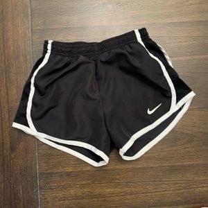 Nike black shorts. Girls size 6